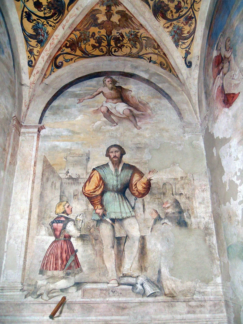 Il Romanino-194-Storie di sant'Obizio-2--Chiesa di S. Salvatore-Brescia
